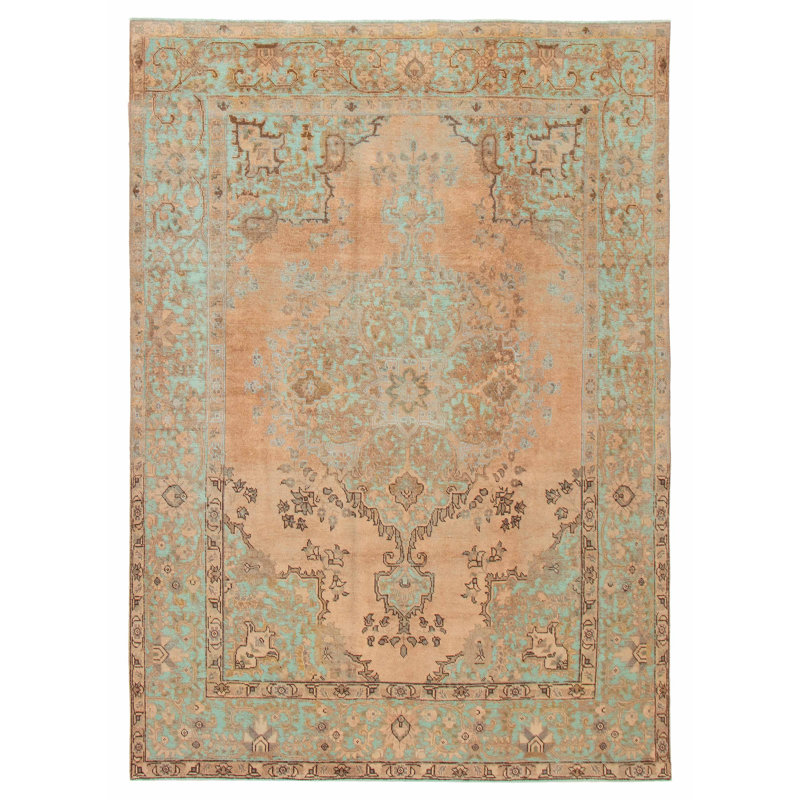 Color Transition Blue, Tan Rug 7'10" x 11'2"
