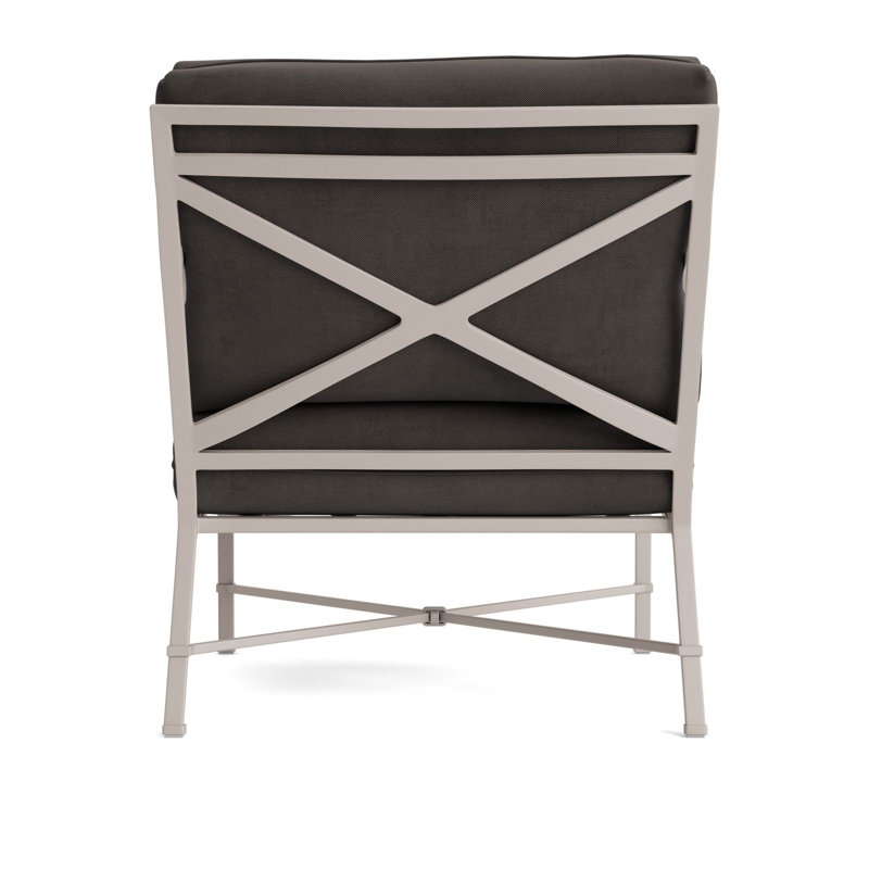 Venetian Outdoor Lounge Chair, Fusion Charcoal, Dove Smooth