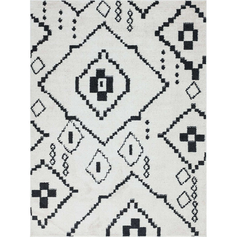 Victorville Abstract Indoor Rug, Rectangle 9' x 12'
