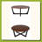 ACACIA SOLID WOOD COFFEE TABLE