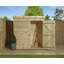 Shiplap Pent Wooden Shed-121671011