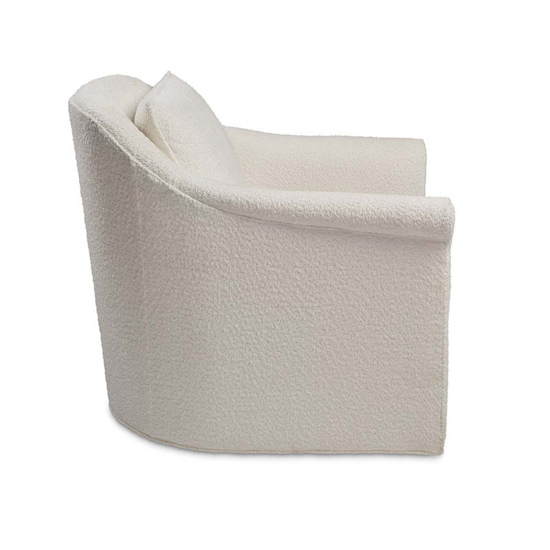 Miles Talbott Swivel Club Chair, Barrett Oyster Sunbrella®