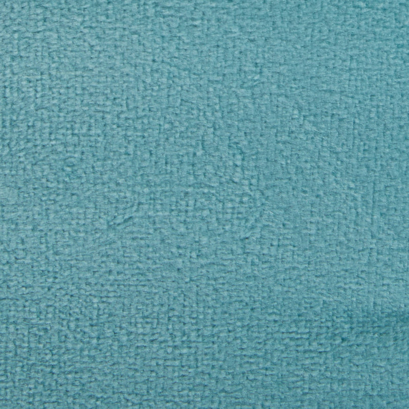 Velvet Ottoman, Ice Blue 