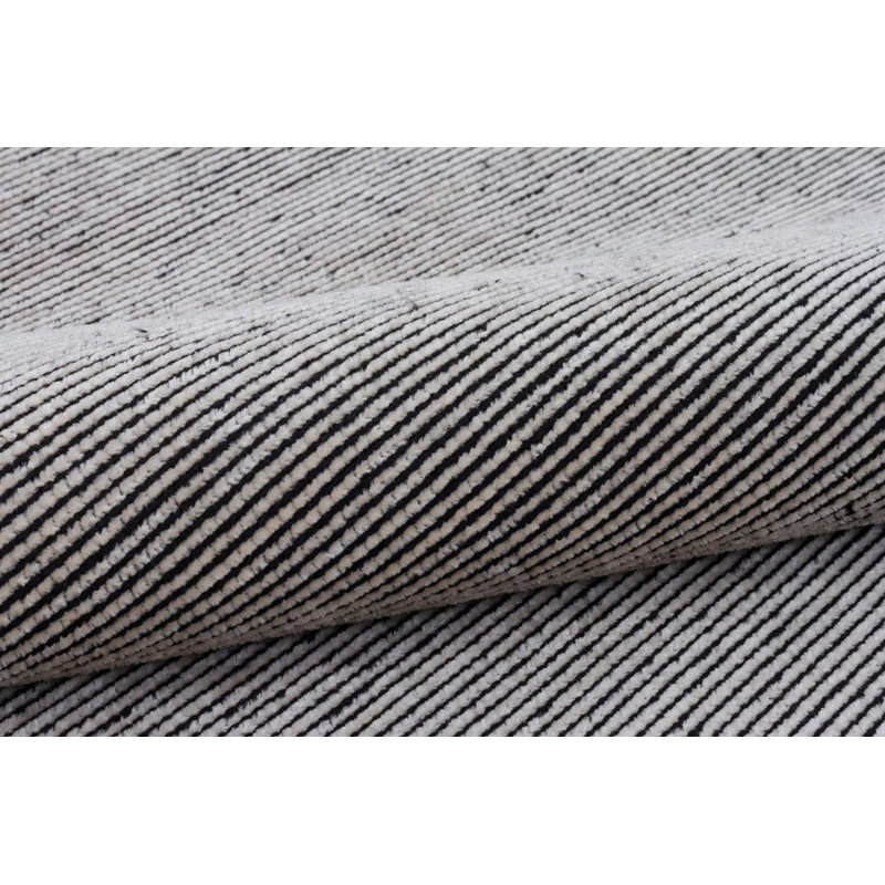 Tapis de couleur blanche organique antiallergique sans motif et sans motif en polyester tissé à la machine