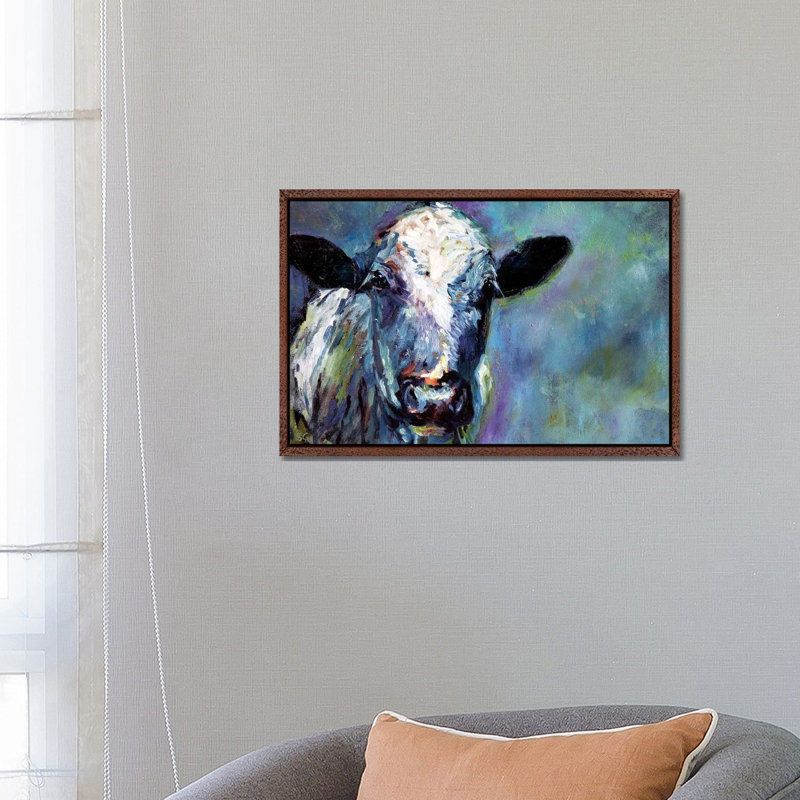 Roan Lady by Sue Gardner - Painting on Canvas, 66.04 cm H x 45.72 cm W, Classic Brown Wood Framed