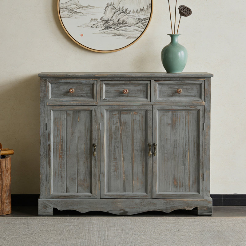 Light gray Solid Wood Shoe Storage Bench, Light Gray