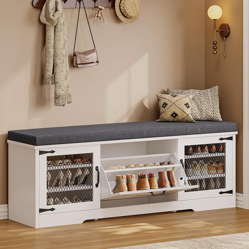 20 Pair Shoe Storage Cabinet