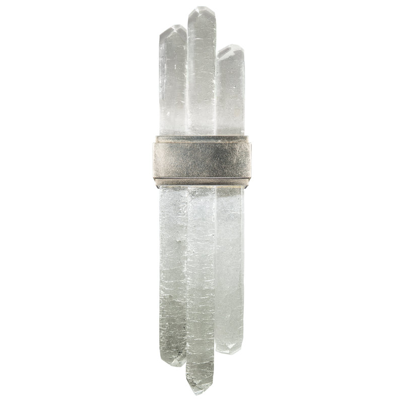 Lior 2 - Light Flush Mounted Sconce, Silver, 3000, 16.5" H x 5" W x 4" D
