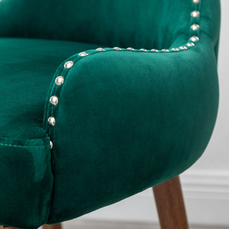Fauteuil Jaria, Polyester vert