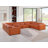 Top Grain Italian Leather 10-Piece U-Shaped Modular Power Reclining Sectional With 4 Power Recliners & Power Headrests-109973385