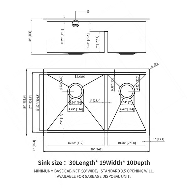 Dimensions du produit