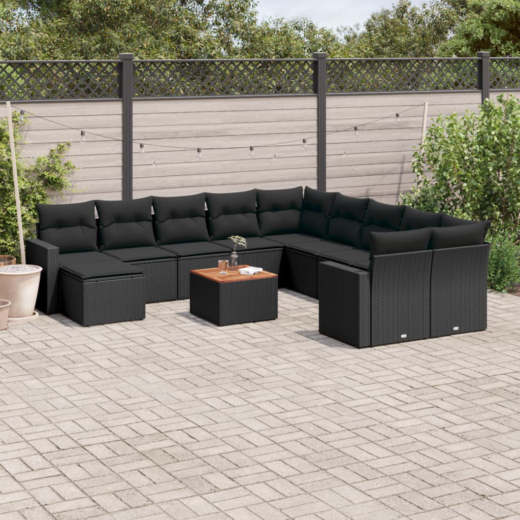 11-Sitzer Lounge-Set Riesner aus Polyrattan mit Polster