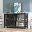 Buffet pour verres à vin, buffet avec portes Bluffton-1010269288