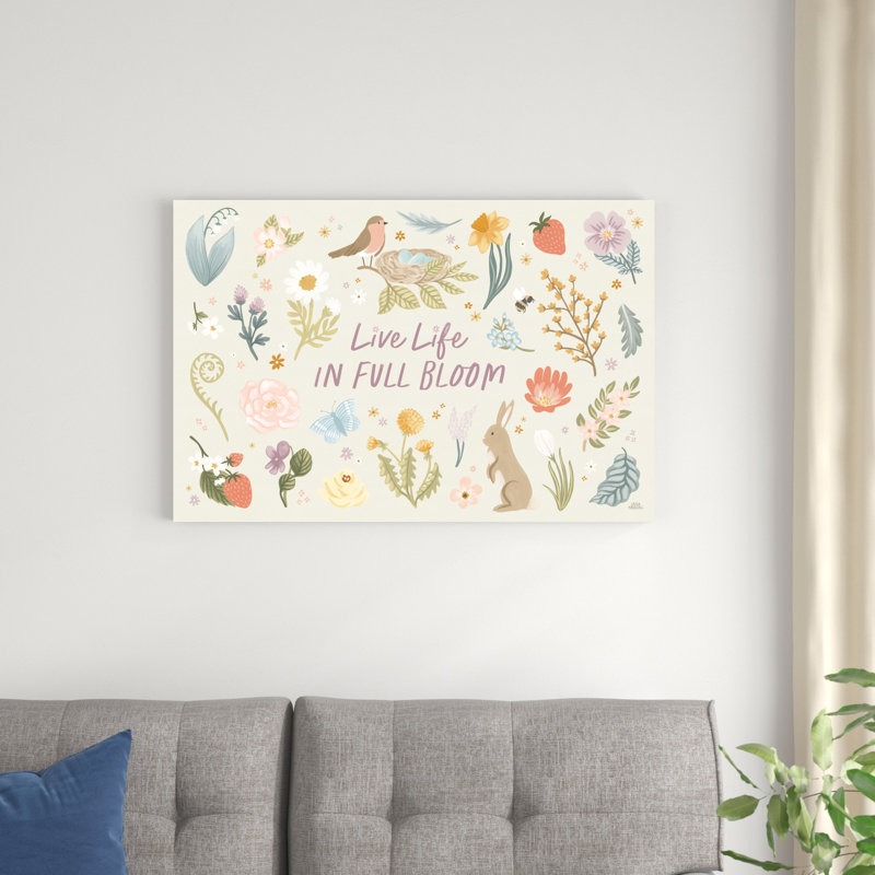 Jardin printanier I, H 24 po x l 36 po