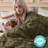 Bedsure Boho Duvet Cover King Size, Navy Boho Bedding Set For All Seasons(Set of 3)-128840084-128840089