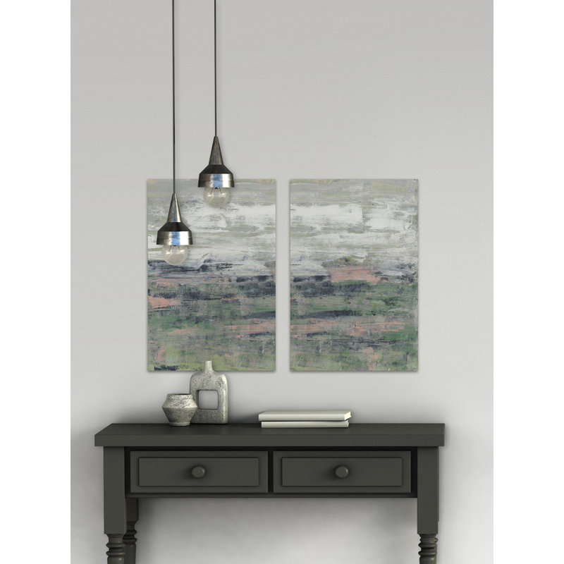 Open Field - Ensemble de 2 reproductions d'images sur toiles tendues, H 45 po x l 30 po