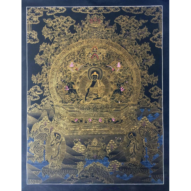 Buddha Thangka (Brocadeless Thangka)