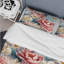 Blue And Beige Victorian Charm Pattern I - Ensemble de housse de couette à motif floral-780054539