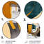 Décoration murale moderne en métal vert art déco IV-87832947