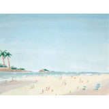 Vacation In Miami II Print by Sara Brown