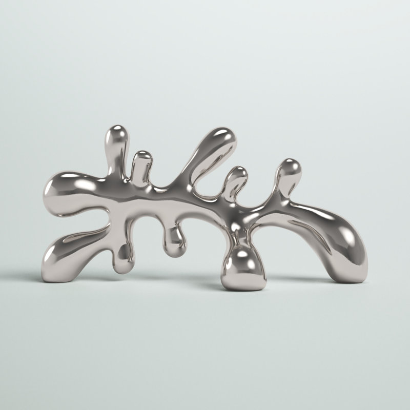 Sculpture horizontale abstraite en céramique Steinhoff
