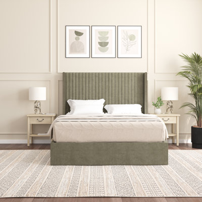 Barkat Upholstered Ottoman Storage Bed