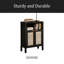 Armoire de style nordique, armoire à café, buffet avec rangement, avec tablette réglable-2076104312