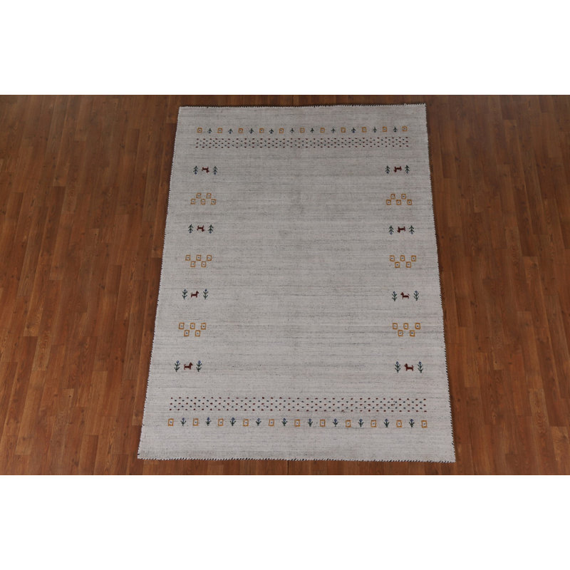 Tapis oriental tribal Gabbeh 5 x 8