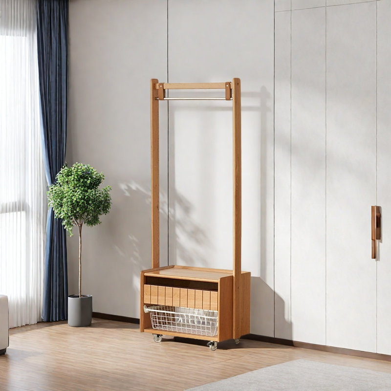 Portemanteau moderne avec tablettes de rangement