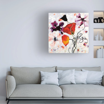 Bolog Shirley Novak The Black Poppy Canvas Wall Art