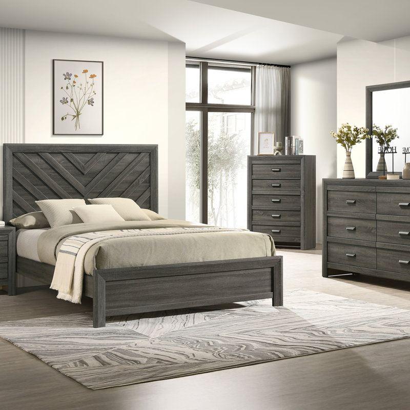 Mobilier de chambre à coucher en bois 1pc, Grand