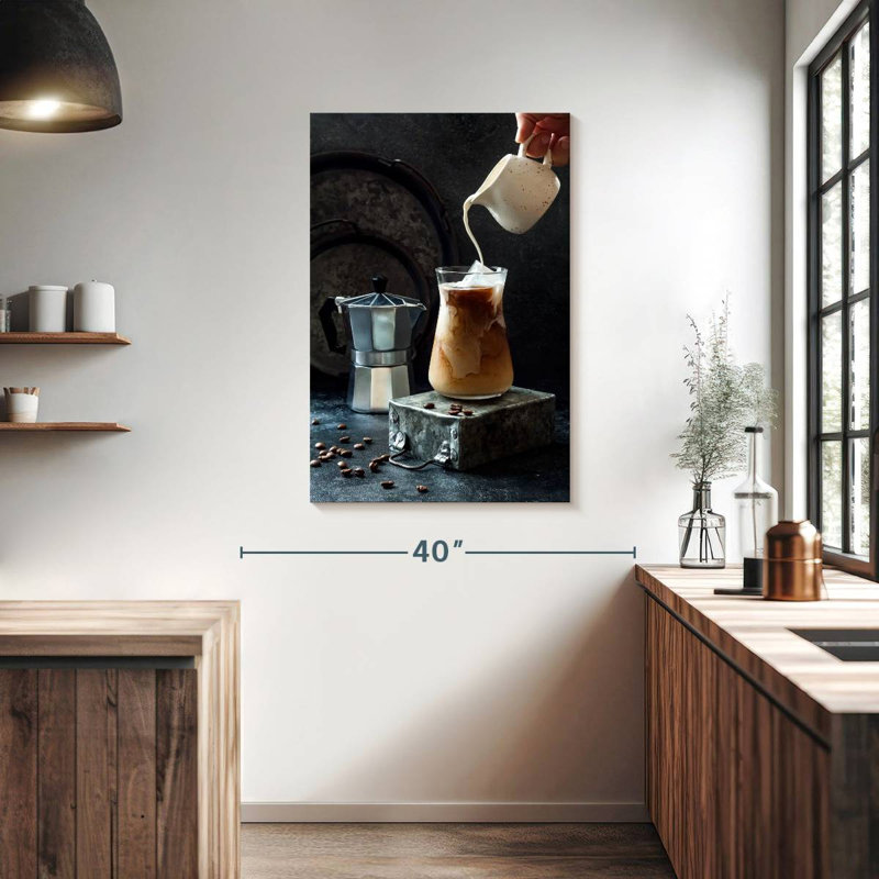 Yarlin Iced Coffee, 39" H x 26" W