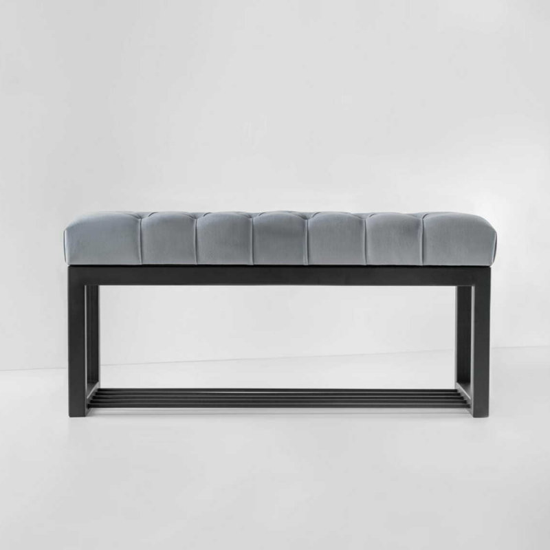 Avaeah Upholstered Storage Bench, 45cm H x 80 cm W x 30cm D