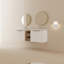 Ensemble de meuble-lavabo blanc 60 po avec lavabo et rangement
