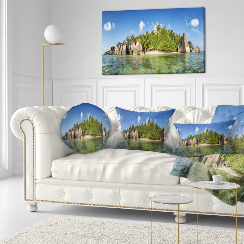 Coussin lombaire en mer anse lazio beach seychelles