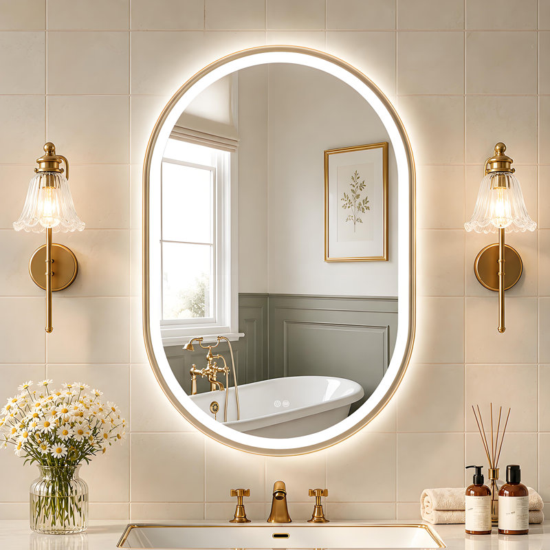 Aluminium Oval Mirror