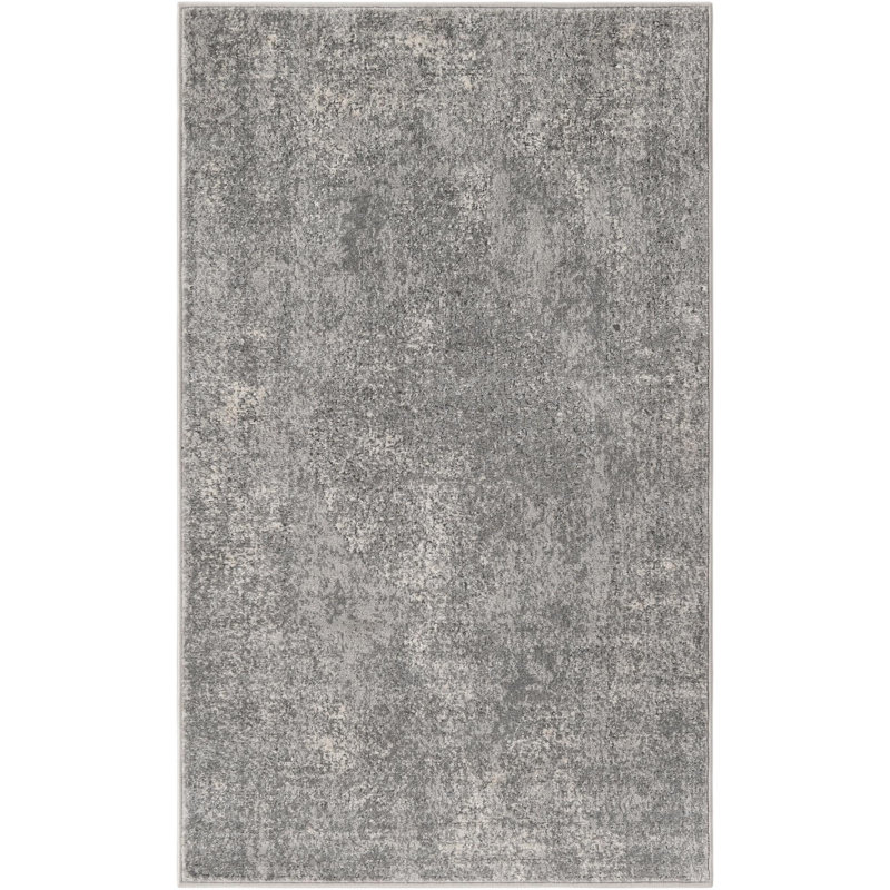 Tapis oriental gris Janousek, Rectangle 3 pi 1 po x 5 pi 3 po