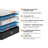 Brooklyn Bedding Plank 13" Luxe Two Sided Firm / Ultra Firm Mattress with Cooling Cover-87297674