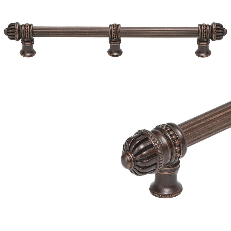 Cage à cricket avec grand faîteau à poignée longue 5/8 po, 12", Bronze frotté à l'huile