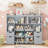 55.1"W Toy Storage Organizer With 4 Drawers & 8 Bins-124444650