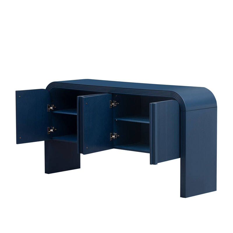 Fast 63'' Sideboard With 4 Doors, Blue