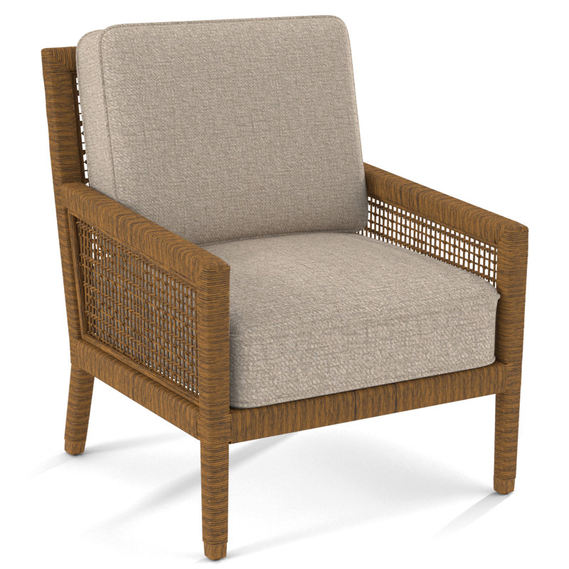Harper 28" Wide Armchair, Havana, Eggshell Crypton Performance; 0884-93