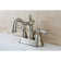 Kingston Brass Heritage Two-Handle 3-Hole Deck Mount 4" Centerset Bathroom Faucet with Plastic Pop-Up