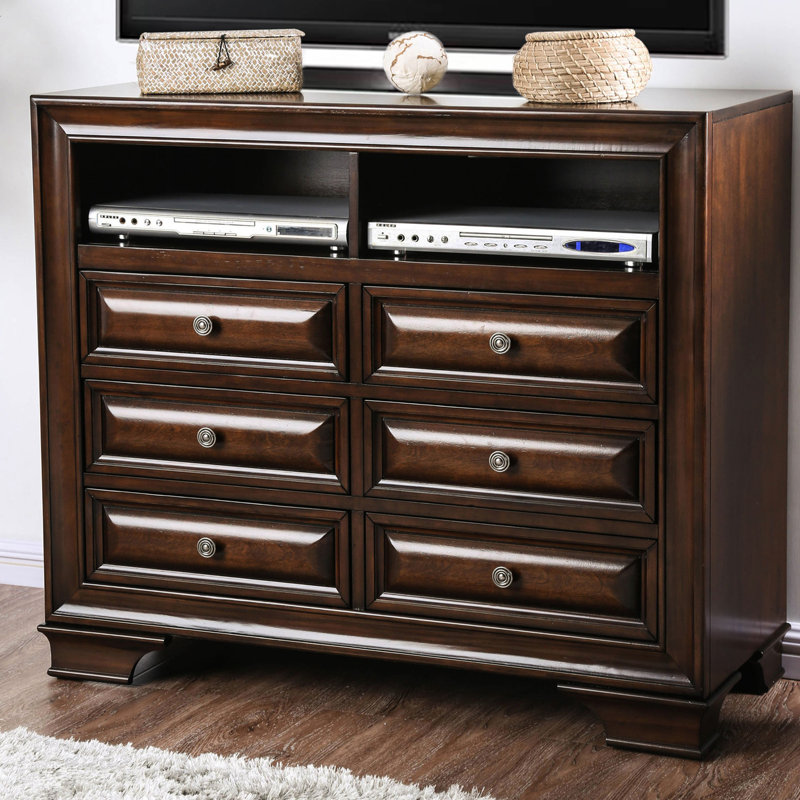 Commode de rangement 6 pièces Brown Cherry