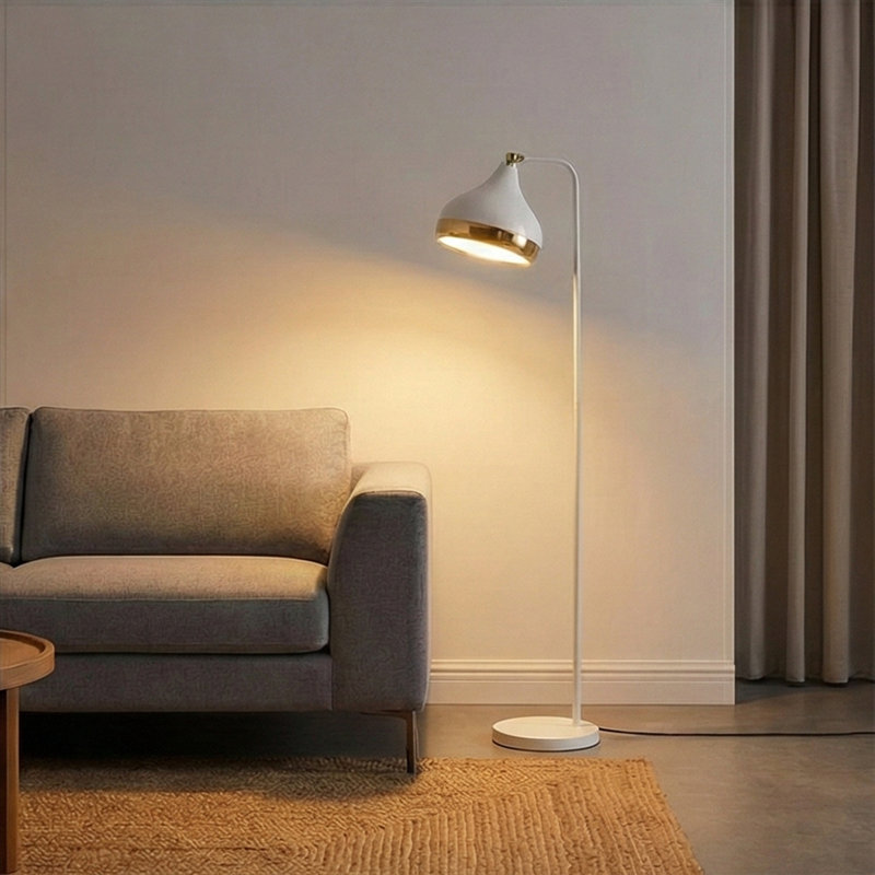 Lampe de travail sur pied en métal 47 po Dominiks