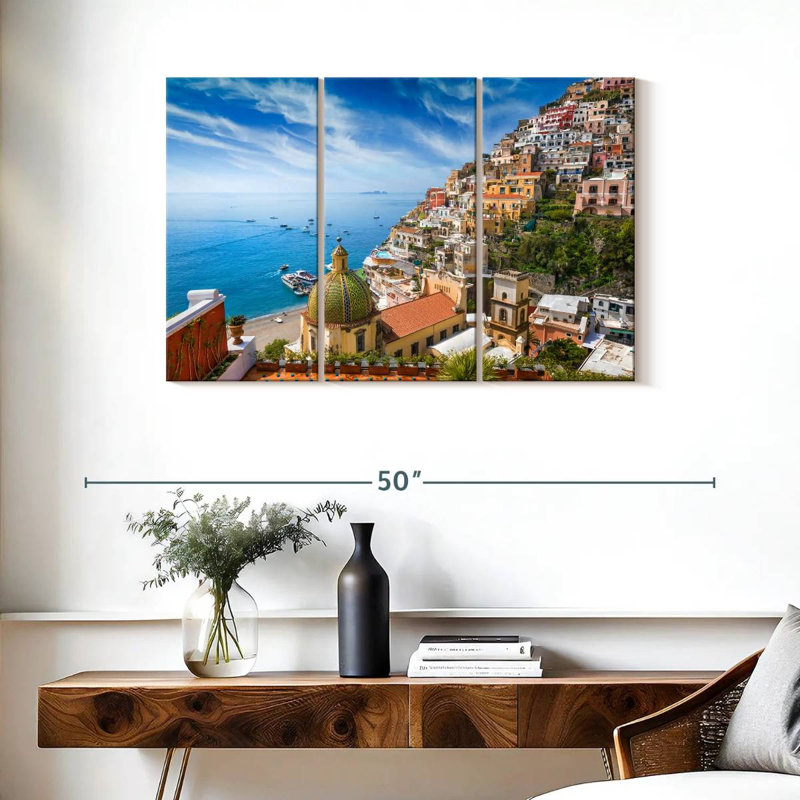 Nicci, ville côtière de Positano, H 24 po x l 38 po