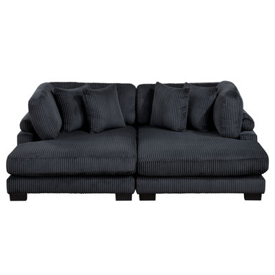 Traverse Black Chaise Lounge