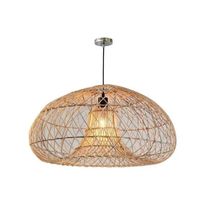 Grand lustre en rotin naturel Aria