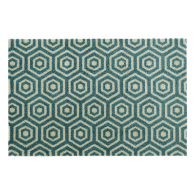 Non-Slip Geometric Indoor Doormat