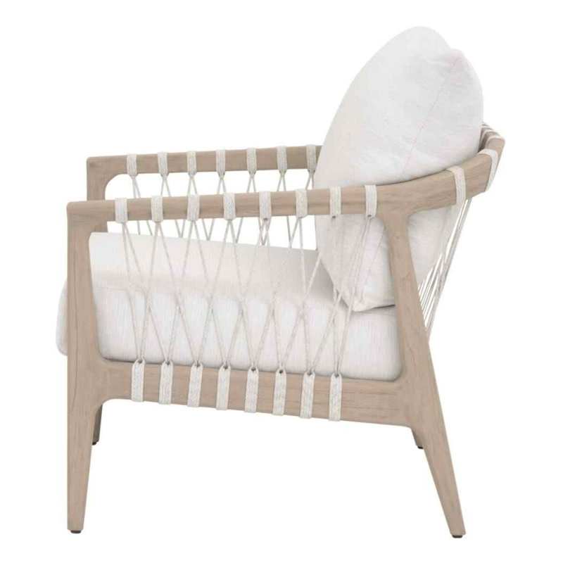 Fauteuil club d'extérieur en oléfine Pacific